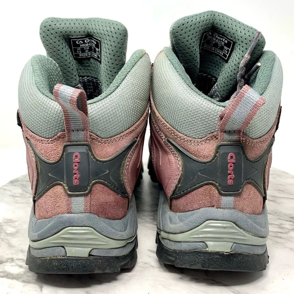 Clorts HKM-822E Suede Trail Hiking Boots 9.5/41 Waterproof Membrane Activewear - Picture 5 of 16